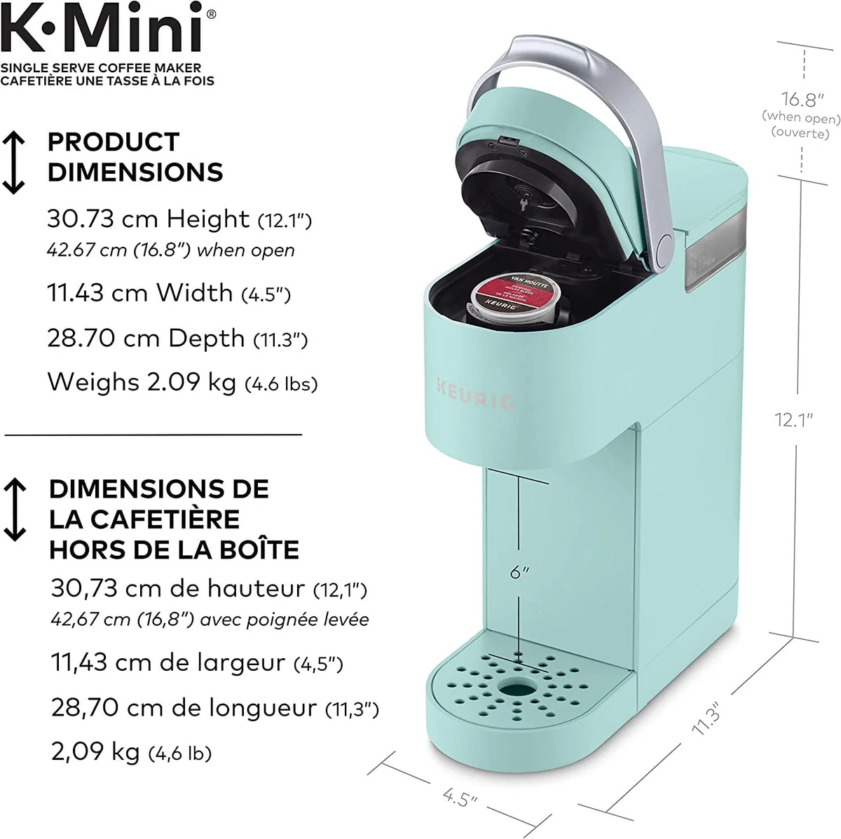 Single Serve K-Cup Pod Coffee Maker G4897