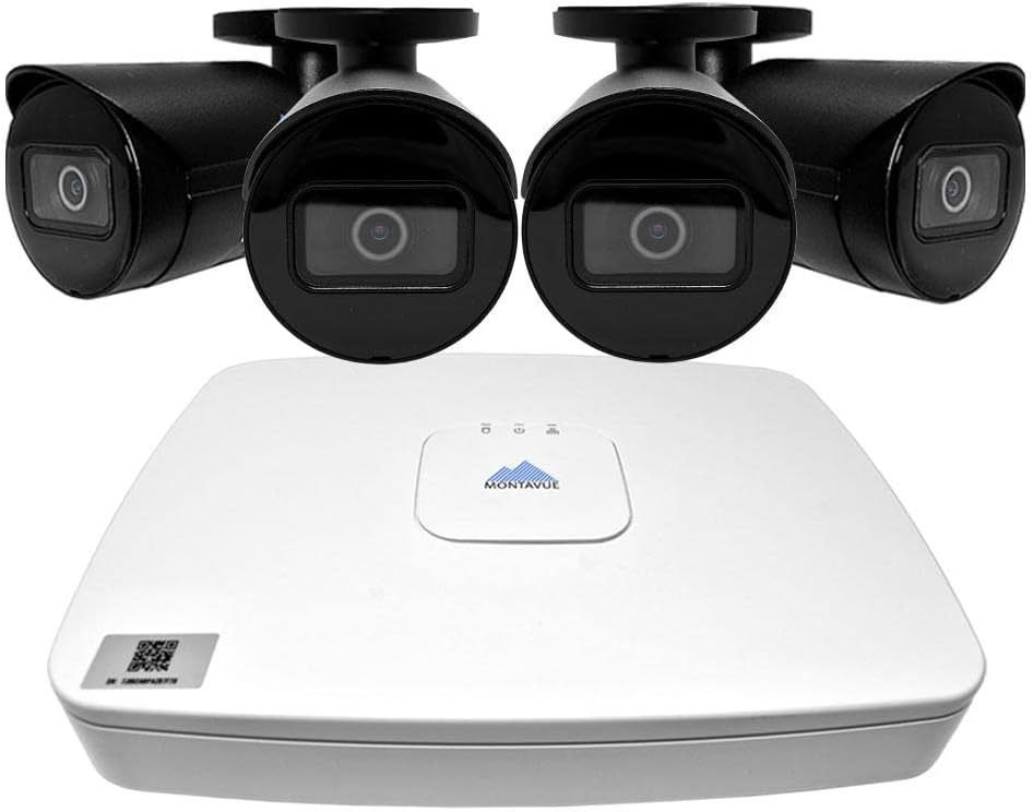 4K 8ch POE NVR Security Camera System with 4 Bullet Cameras, 2TB Hard Drive C803066