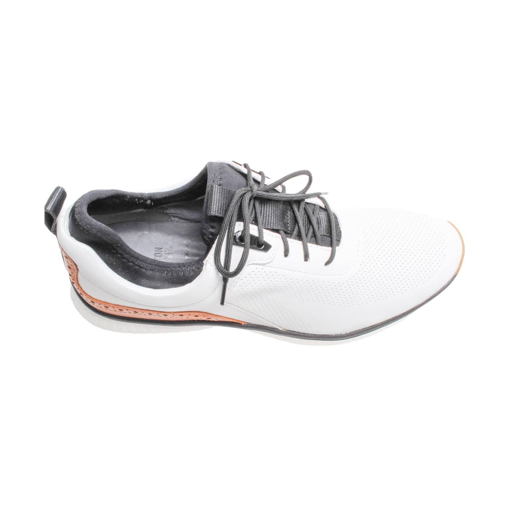 White Leather Hybrid Shoes F509422