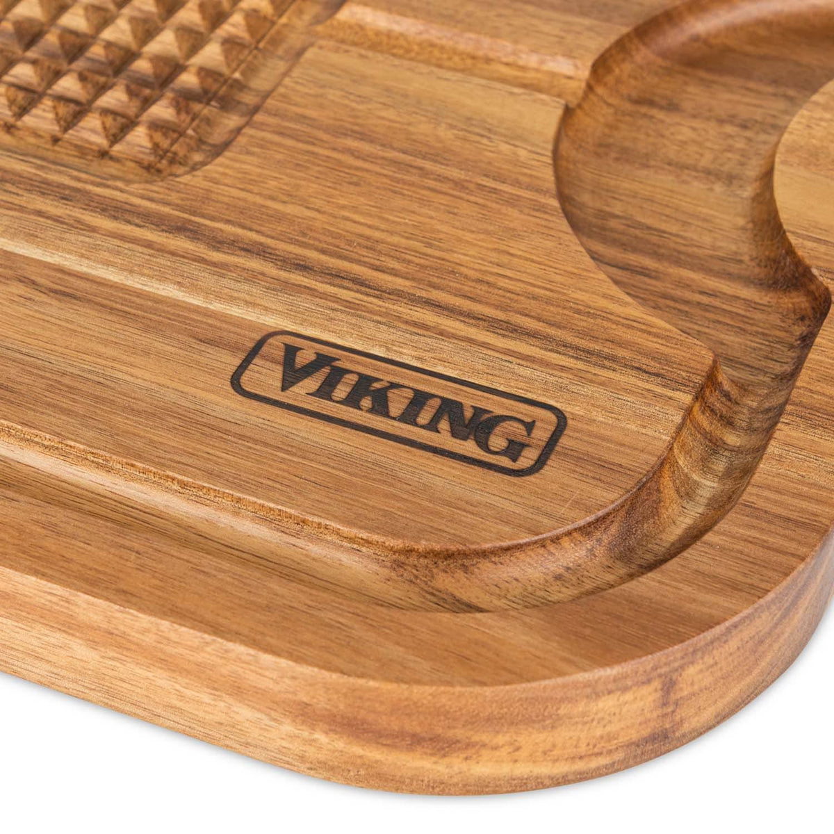Acacia Carving Board with 3-Piece Carving Set U341834