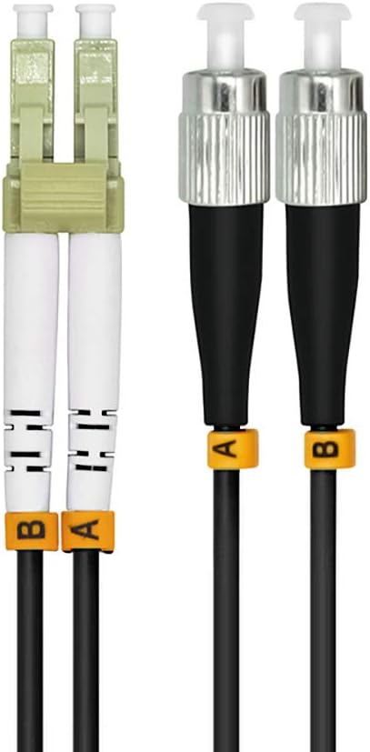 40M LC to LC OM3 Outdoor Armored Duplex 50/125 Fiber Optic Cable Jumper Multimode Q9326