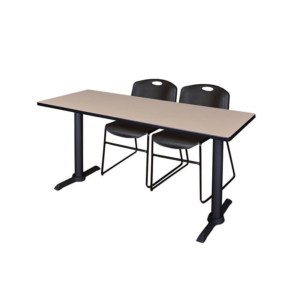 Training Table with 2 Stack Chairs L927
