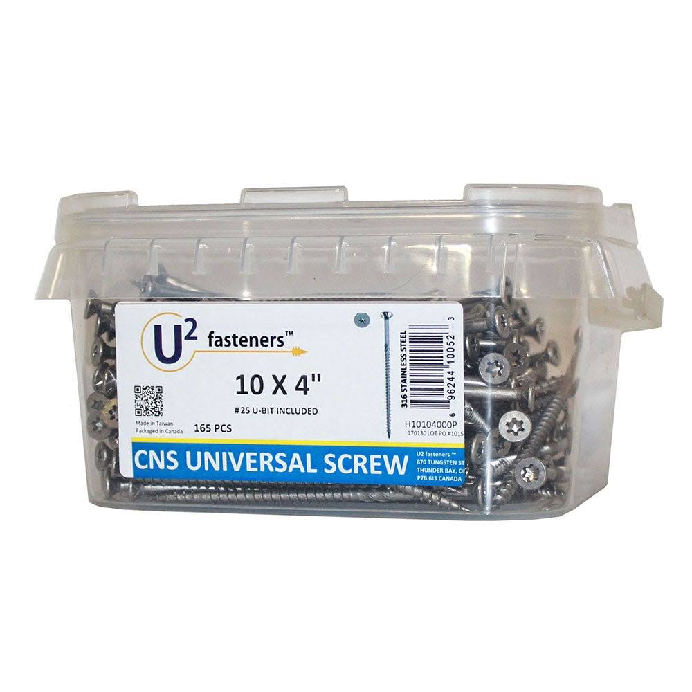 #10 x 4x22 Stainless Steel Universal Screws G291