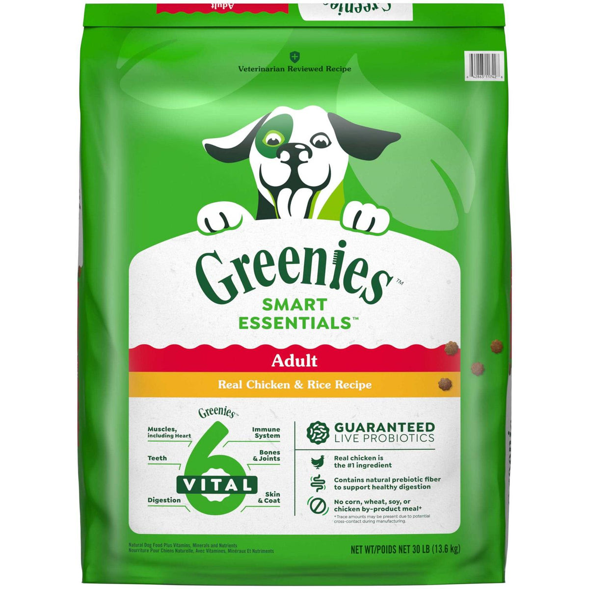 High Protein Dry Dog Food Chicken & Rice T6538