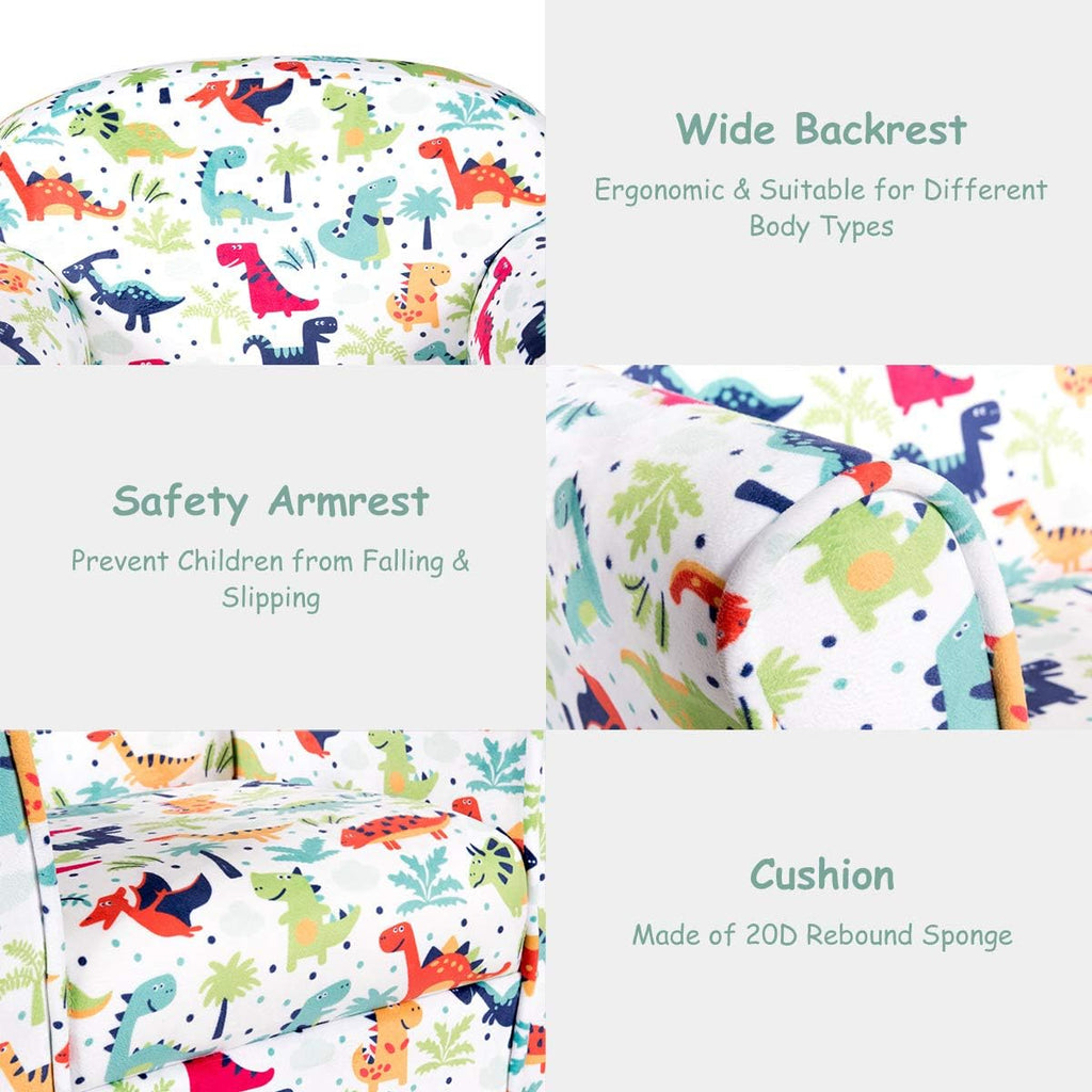 Kids Sofa with Dinosaur Pattern S13321