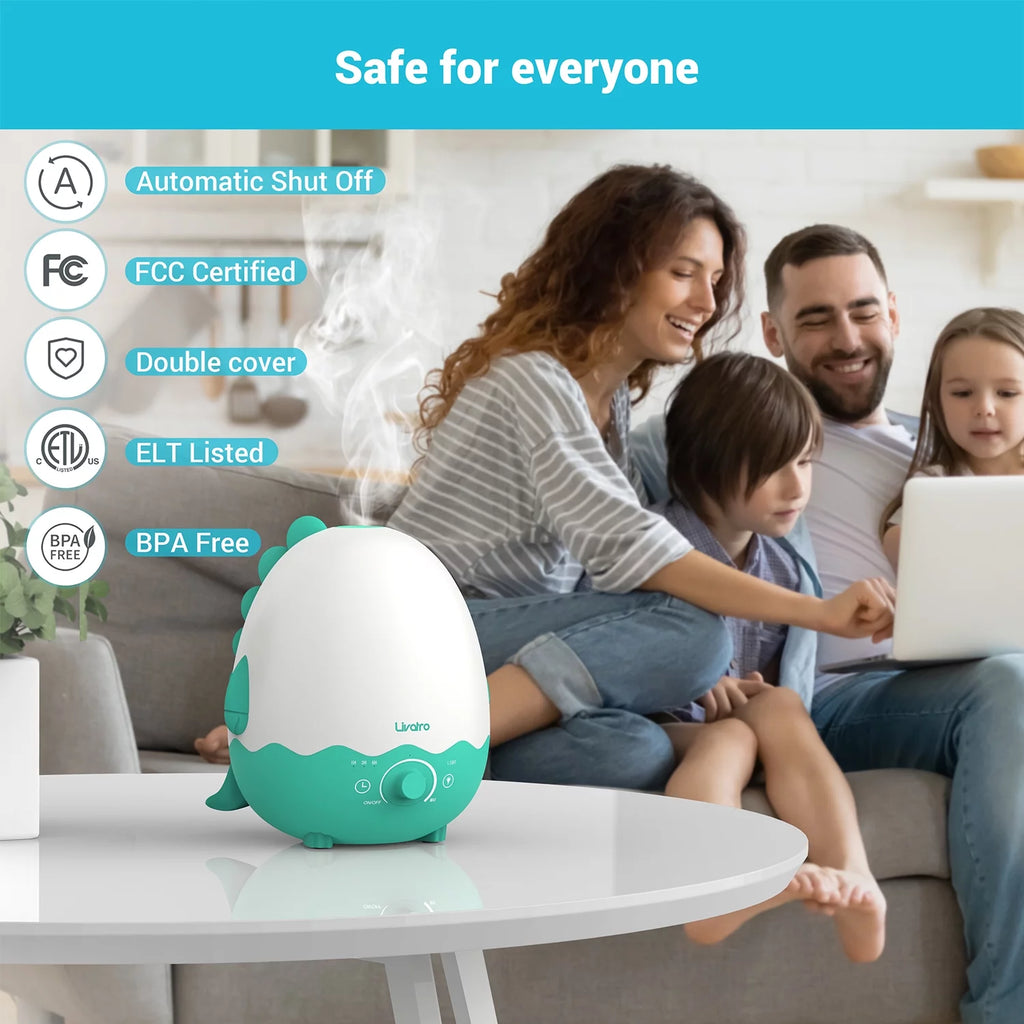 Cool Mist Humidifier with Diffuser, Night Light, Timer E502722