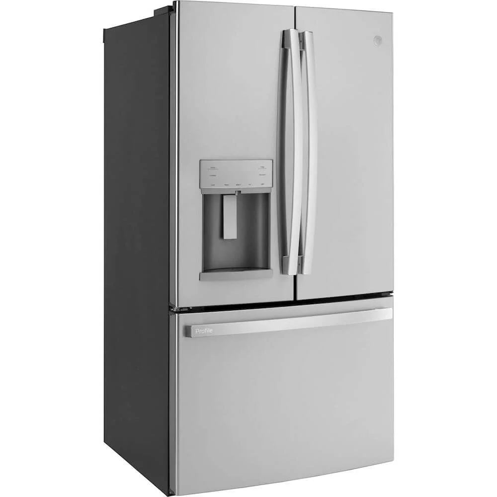 French Door Freestanding Refrigerator Black Stainless Steel X7936