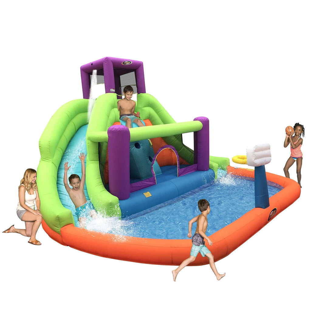 Double Hurricane Water Slide & Chaise Lounger R26821