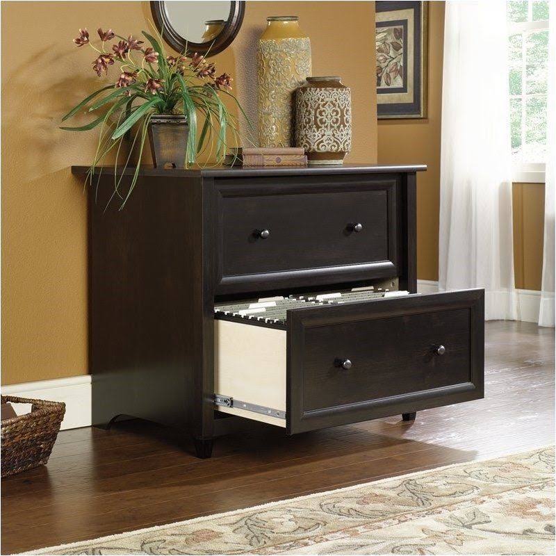 2 Drawer Black File Cabinet H5860