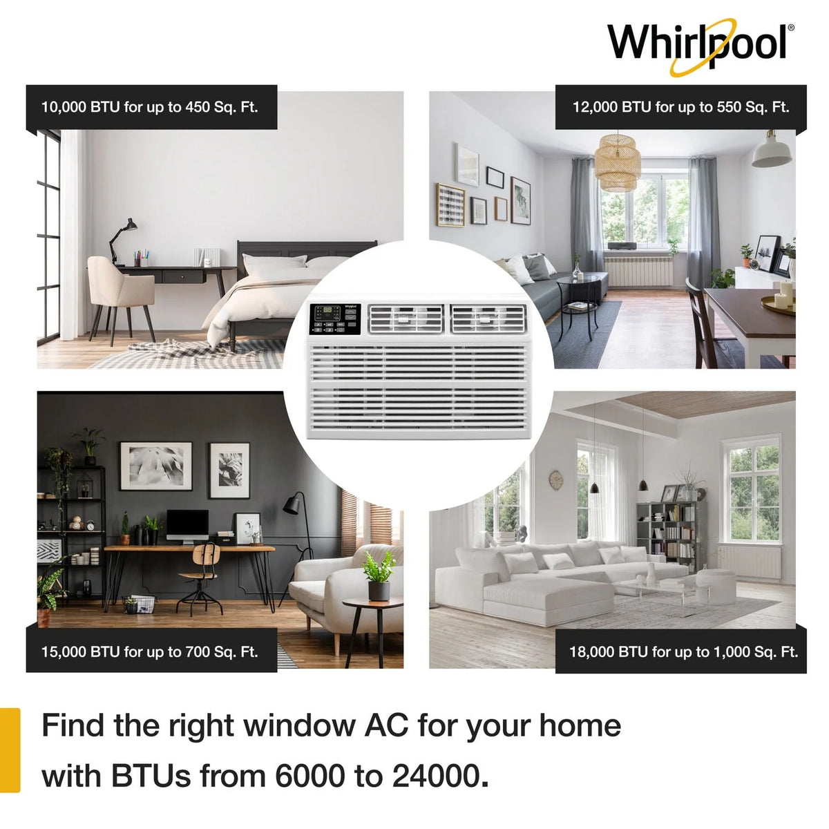 12,000 BTU 115-Volt White Window Air Conditioner G79634