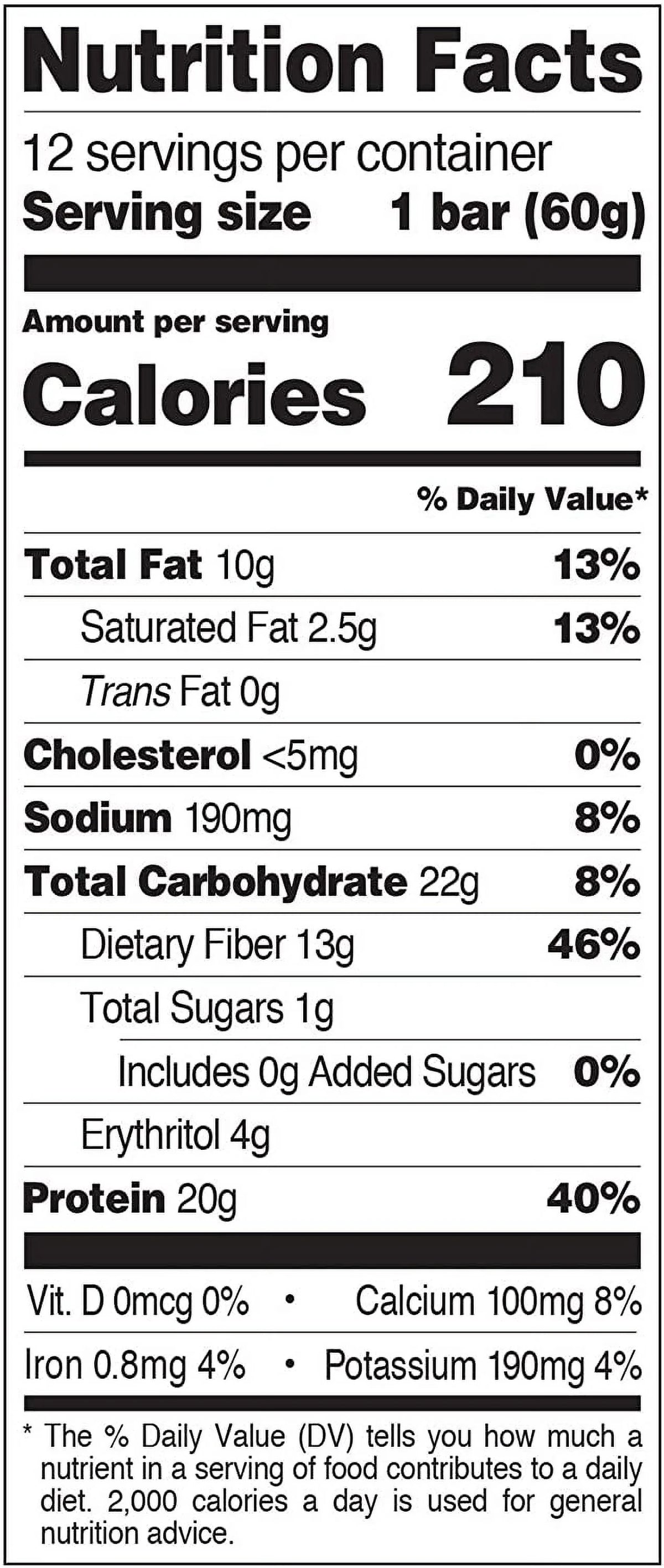 Chocolate Peanut Butter Protein Bar 2.12 oz 12 Bars B183