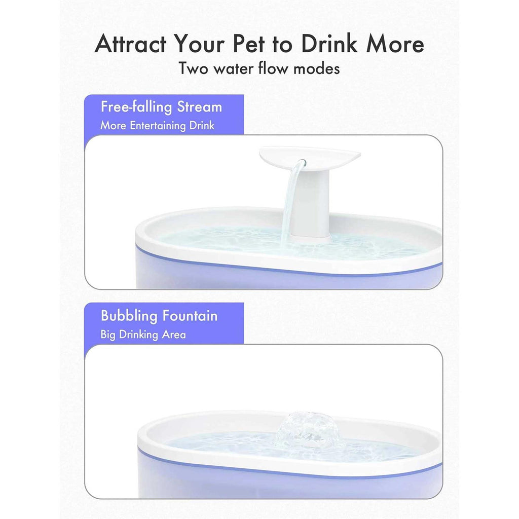 Cat Water Fountain 71fl oz Ultra Quiet Pet Water Fountain I52274