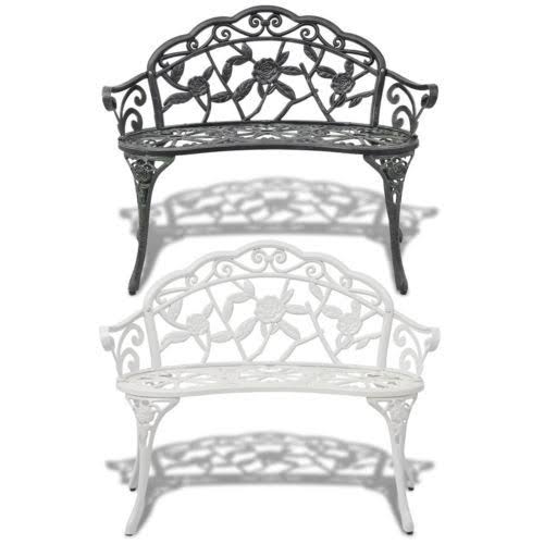 Green Cast Aluminum Outdoor Patio Bench X4589