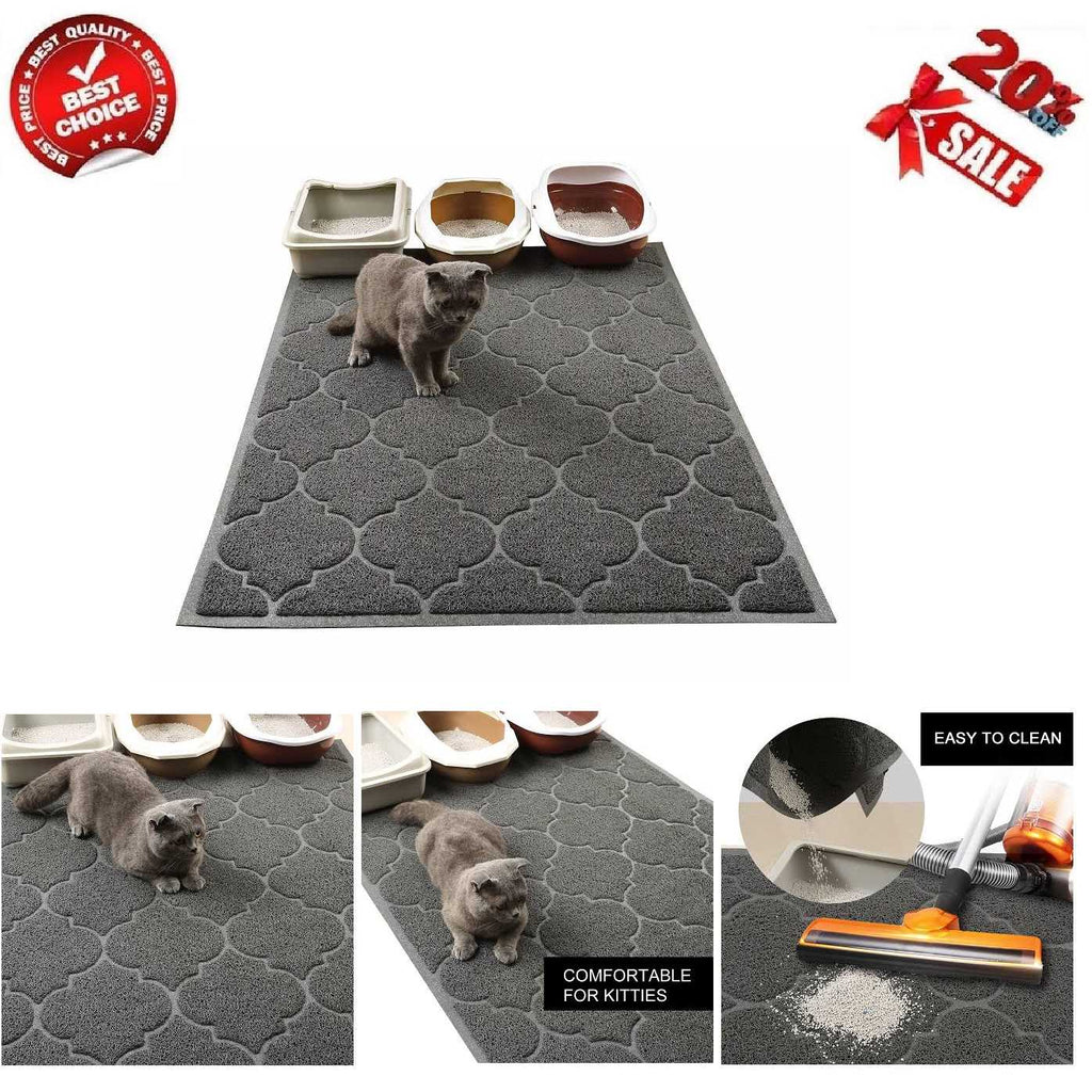 XL Phthalate Free Cat Litter Mat L6504