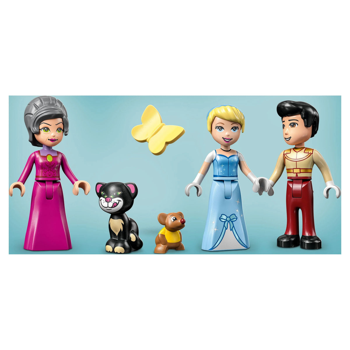 Buildable Castle Toy with 3 Mini Dolls A54891