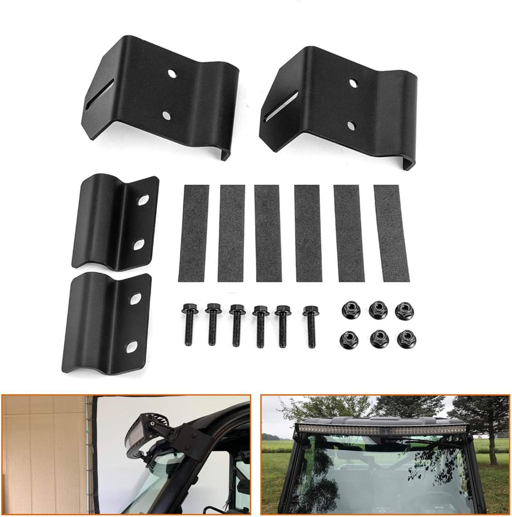 Black Mounting Bracket for Led Light Bar Pack of 2 Q396
