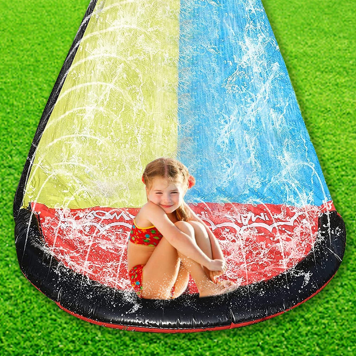 15.5ft Inflatable Water Slide C5058