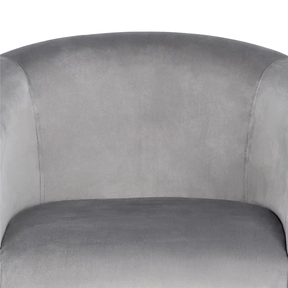Gray Club Chair and Ottoman Set A502820