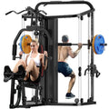 Multifunction Home Gym System Workout Station with 138LB Weight Stack M821037