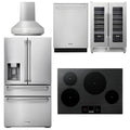 30 Induction Cooktop, Range Hood, Refrigerator, Dishwasher, Wine Cooler S206699