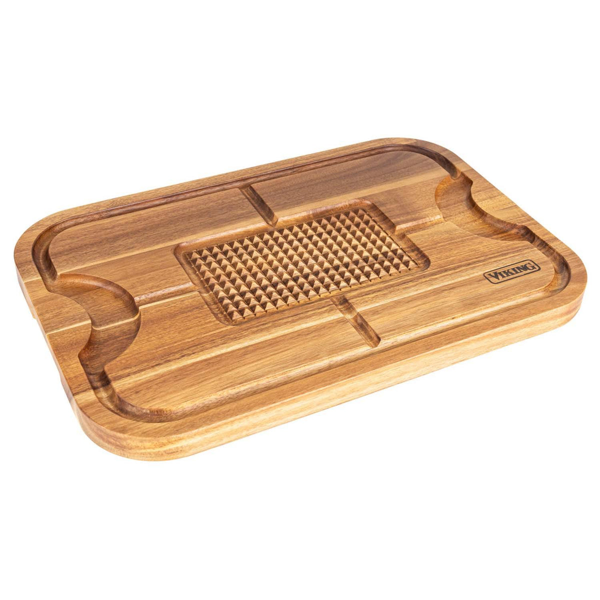 Acacia Carving Board with 3-Piece Carving Set U341834
