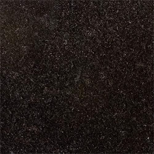Solid Black Granite Top Kitchen Cart L31281
