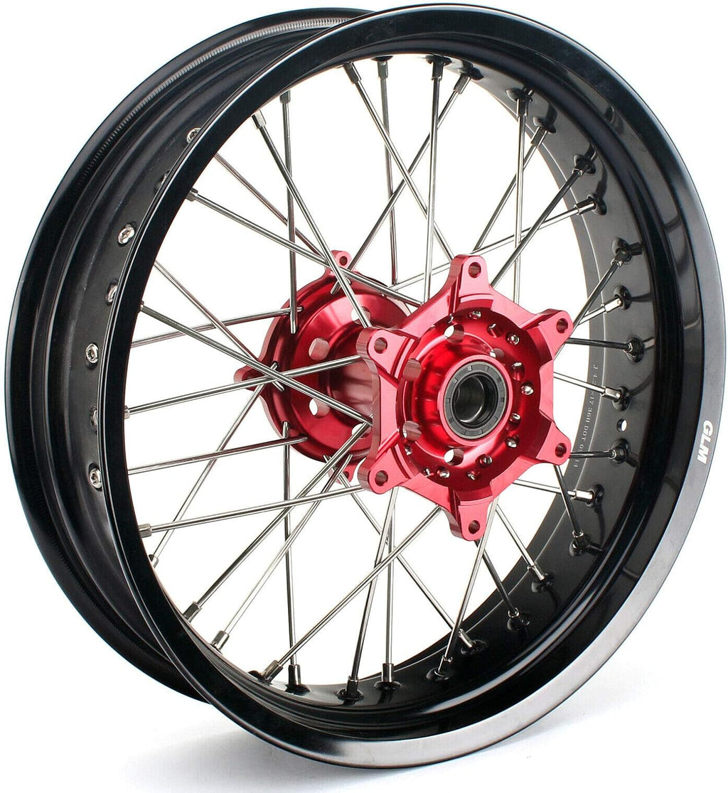 17" x 4.25" Rear Wheel Kit Red Hub Rim Spokes C4161