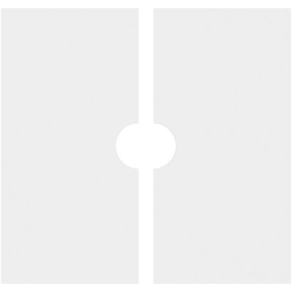 38 inchod x 6 inchid x 13 1/4 inchc x 1 inchp PVC Ceiling Medallion T5557