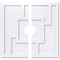 38 inchod x 6 inchid x 13 1/4 inchc x 1 inchp PVC Ceiling Medallion T5557