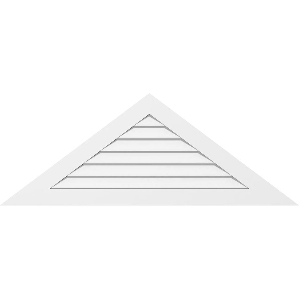 Triangle Surface Mount PVC Gable Vent X6226