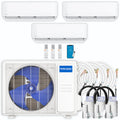 30,000 BTU 3 Zone Ductless Mini Split Air Conditioner and Heat Pump W3024