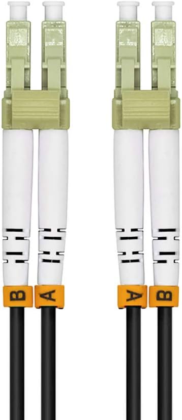 40M LC to LC OM3 Outdoor Armored Duplex 50/125 Fiber Optic Cable Jumper Multimode Q9326