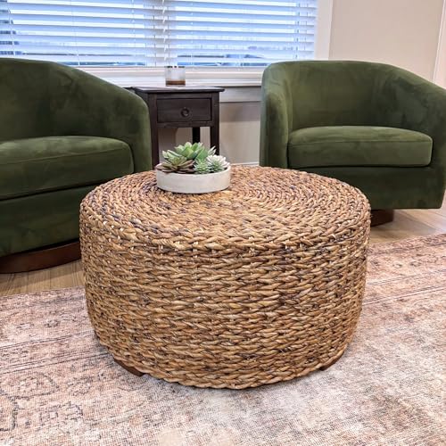 Round Woven Rattan Coffee Table C92319