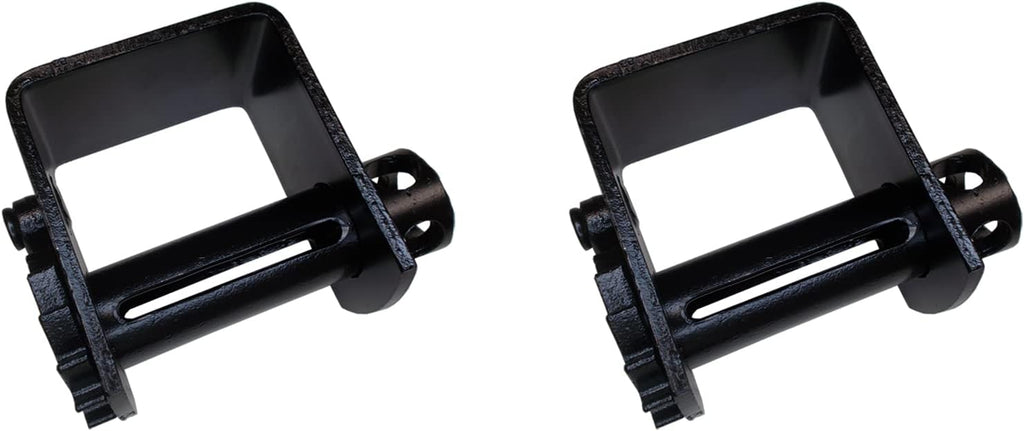 2-Pack Combination Weld-On Winch Flatbed Trailer Winches Z149102