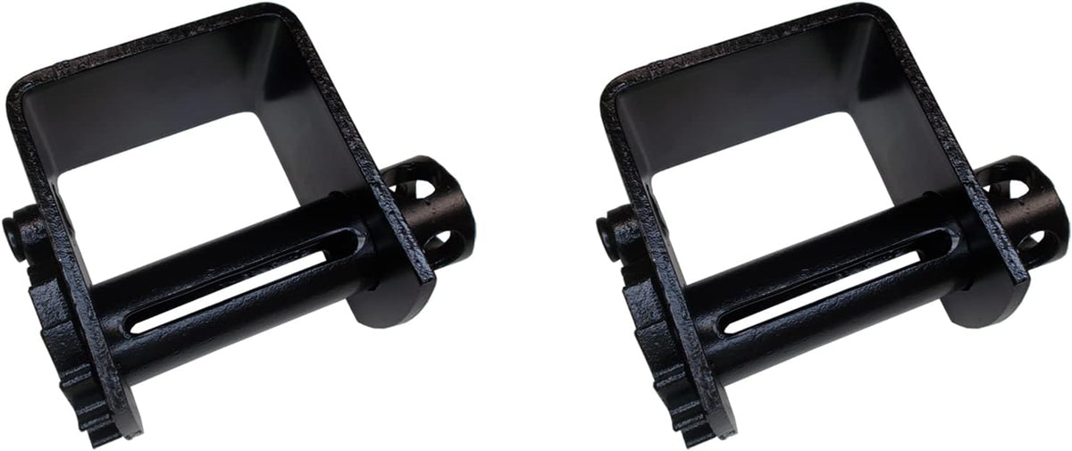 2-Pack Combination Weld-On Winch Flatbed Trailer Winches Z149102