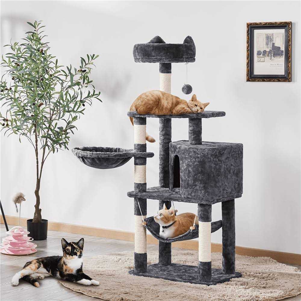 54.5 inch Cat Tree Tower with Scratching Posts R84591