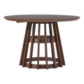 48" Mid-Century Round Wood Pedestal Dining Table R85770