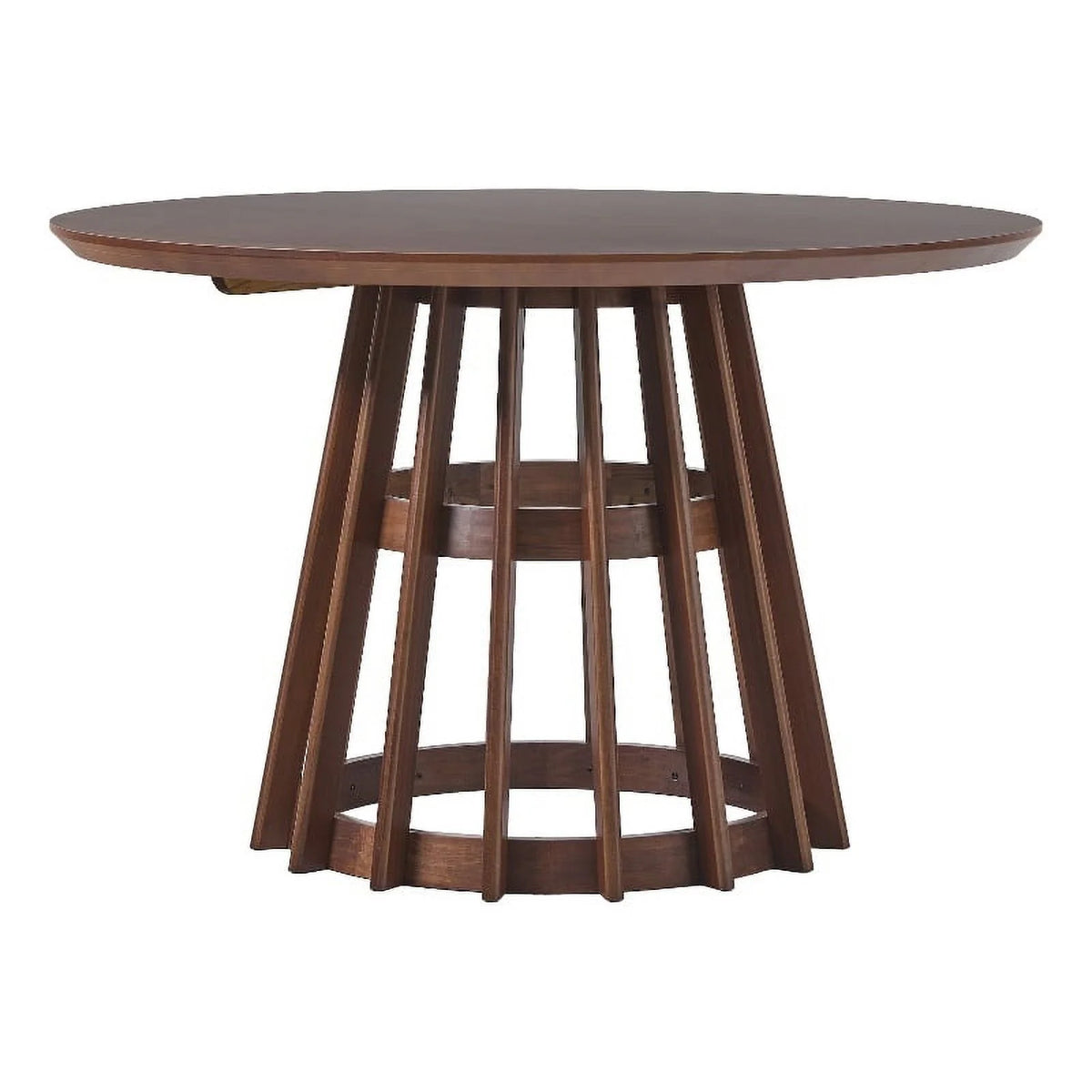 48" Mid-Century Round Wood Pedestal Dining Table R85770