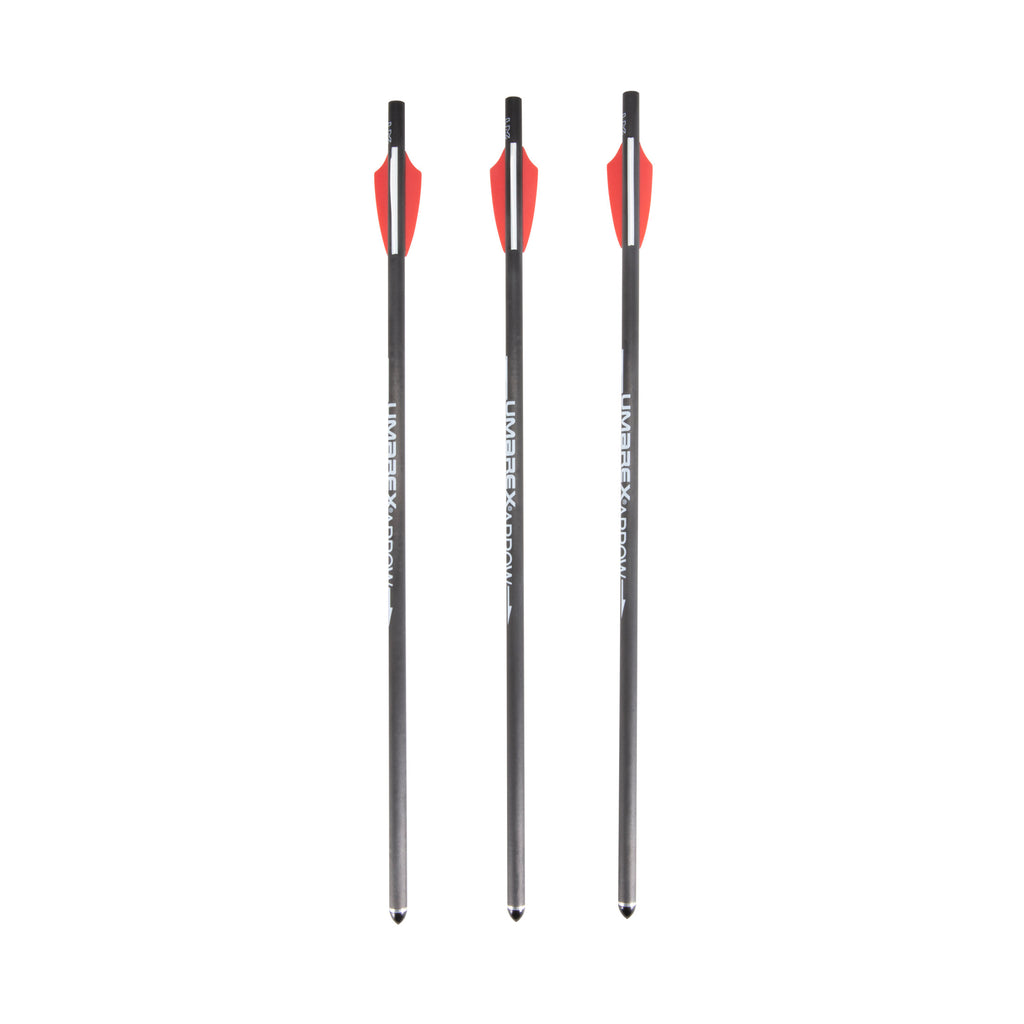 6-Pack Carbon Fiber Air Archery Arrows with Field Tips E9418