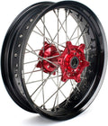 17" x 4.25" Rear Wheel Kit Red Hub Rim Spokes C4161