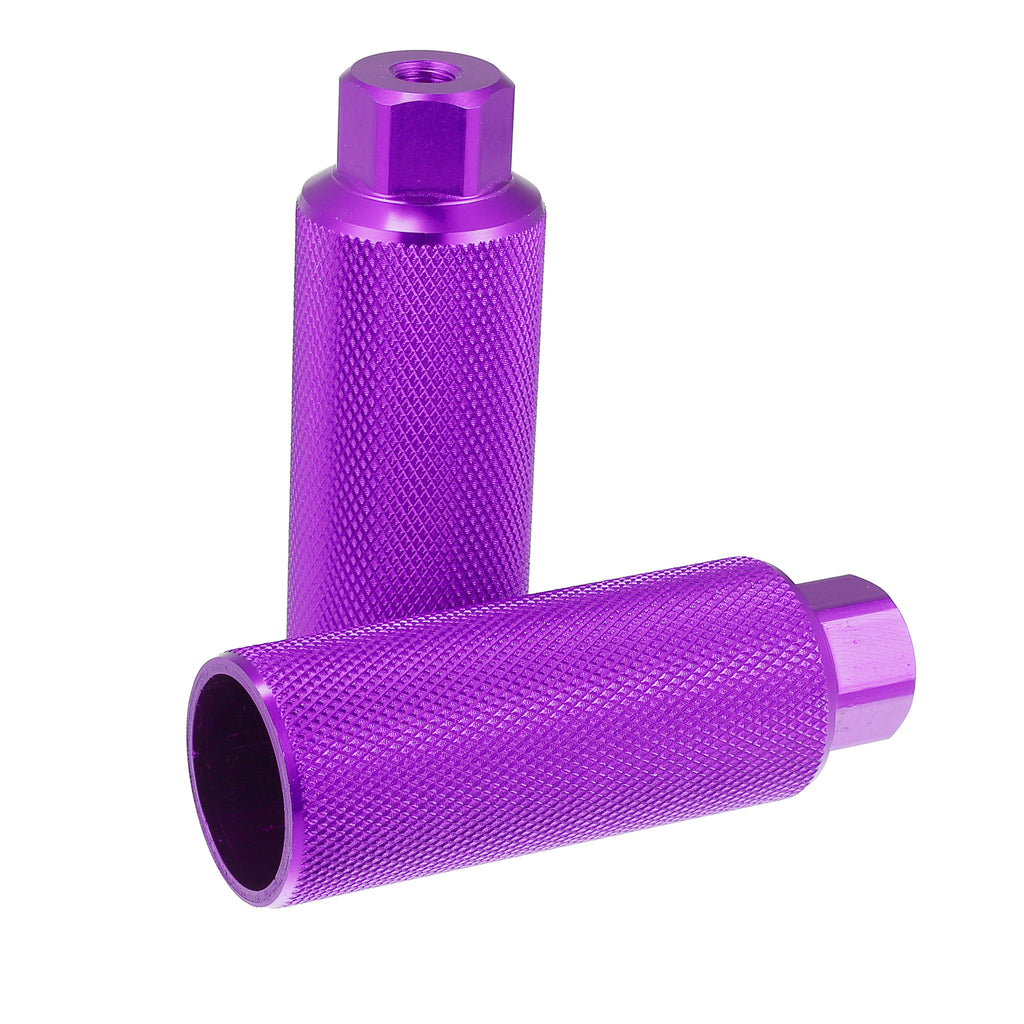 Black Purple Aluminum Alloy Bicycle Footrest Pegs E677