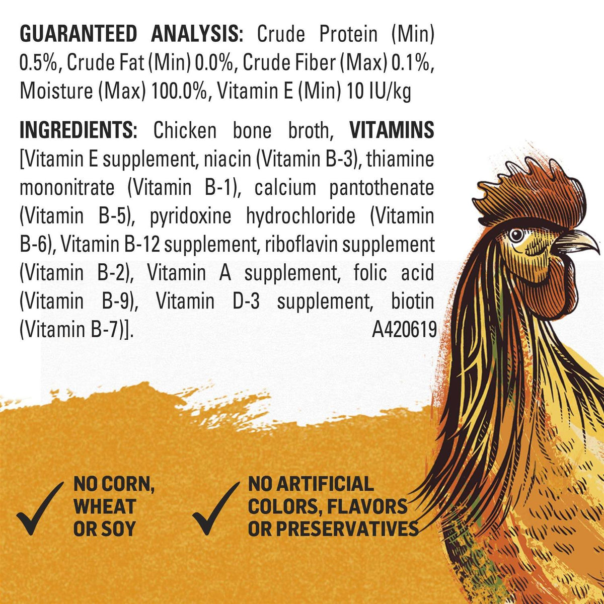 Natural Chicken Bone Broth Wet Cat Food A646950