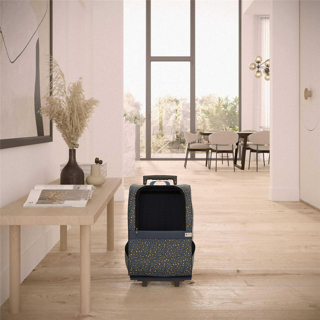 Pet Carrier Trolley with Shock Absorbent Wheels A838