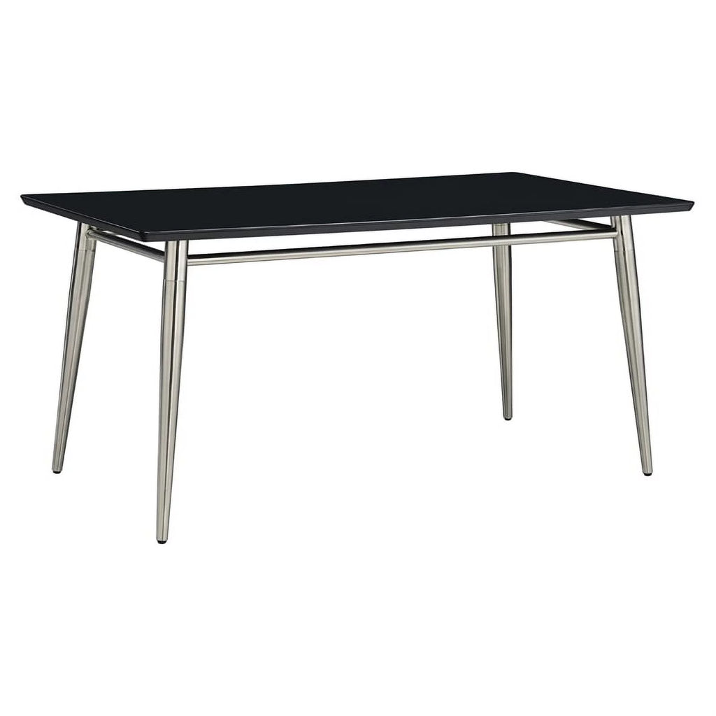 Rectangle Coffee Table with Engineered Wood Black Top W949