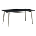 Rectangle Coffee Table with Engineered Wood Black Top W949