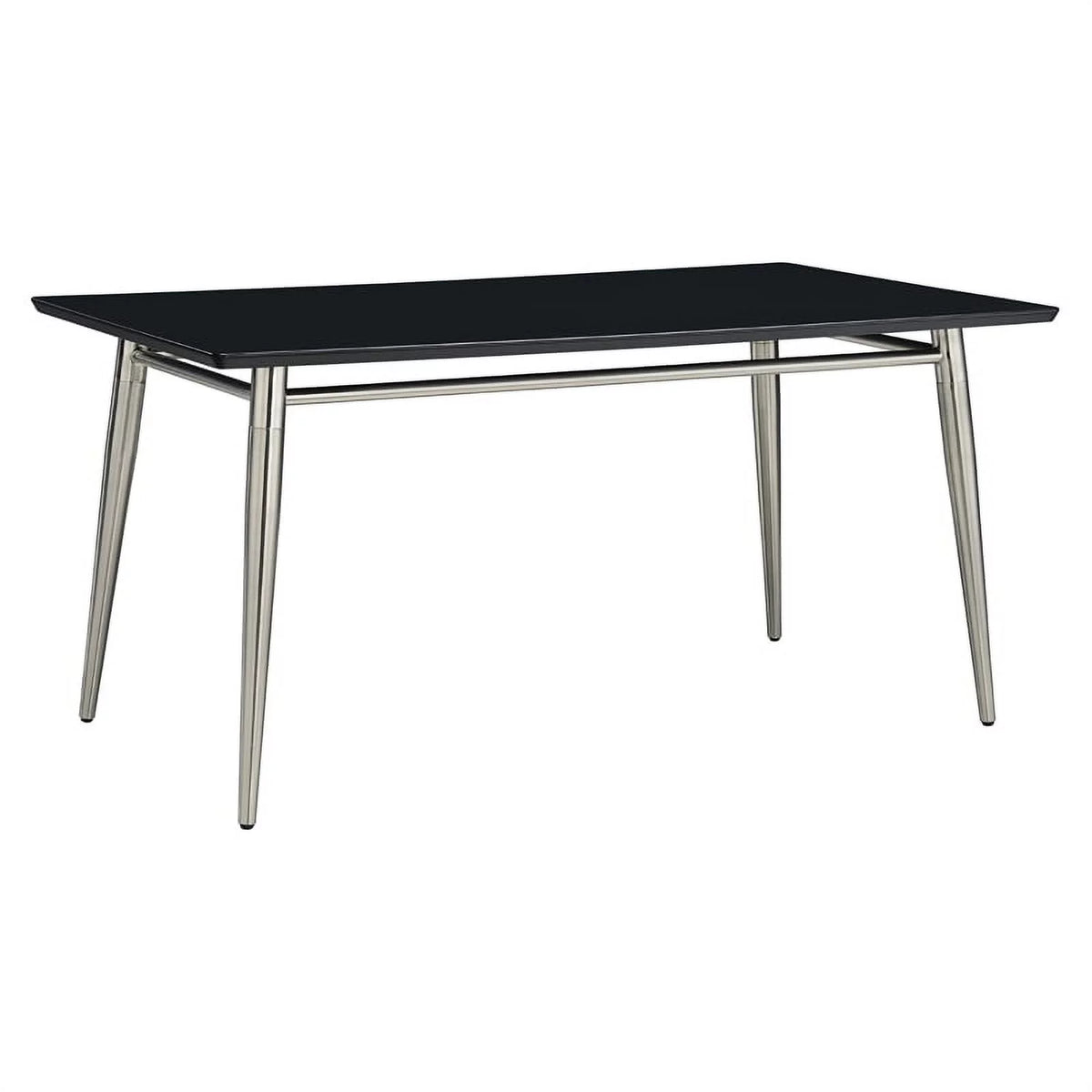 Rectangle Coffee Table with Engineered Wood Black Top W949