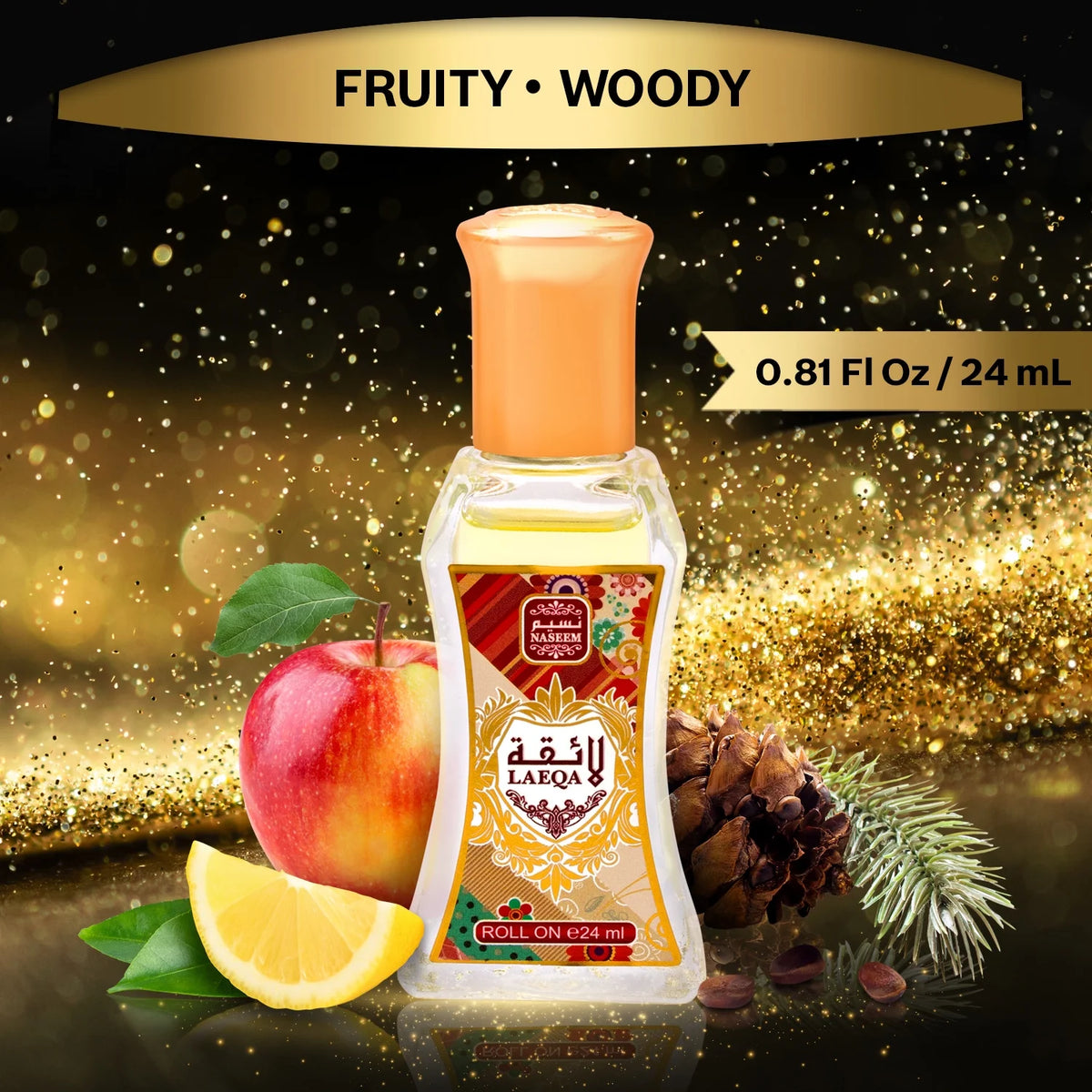 Lime Fruity Sandalwood Perfume Oil Roller E318253