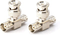 BNC T Adapter Coax Splitter 1 Male to 2 Female Ports X9978