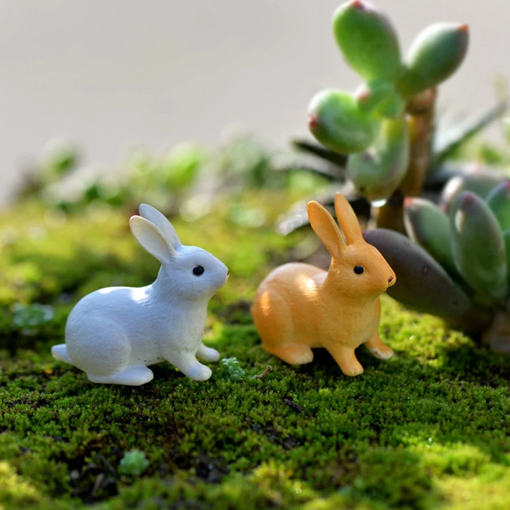 Rabbit Miniature Landscape Garden Decor Ornament T8580