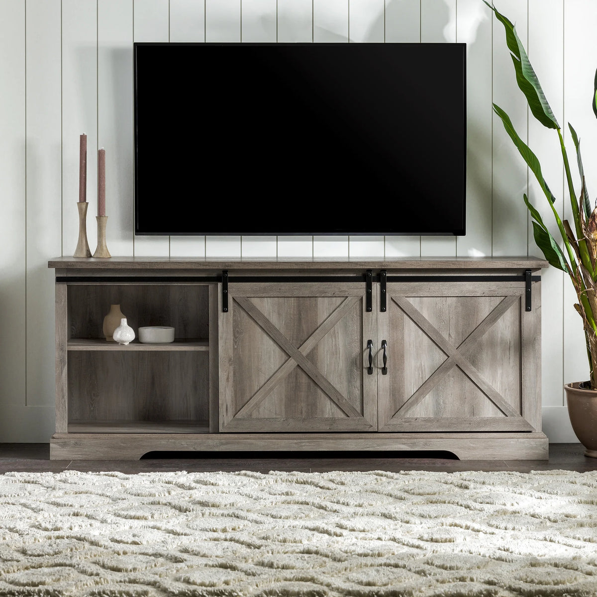 Modern Sliding Door TV Stand G19923